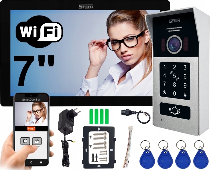 Digitálny videovrátnik TWIN VIRGO ONE B Brána stanica 82225 RFID kodér